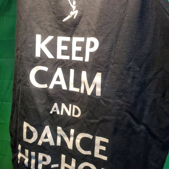 women M tank top black keep calm brand new never wear - Picture 3 of 5